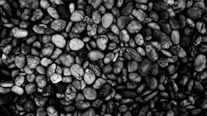 black pebble stone background