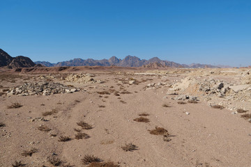 Sinai mountains in Egypt