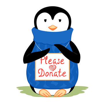 PLEASE DONATE stock illustration. Illustration of donate - 86670203