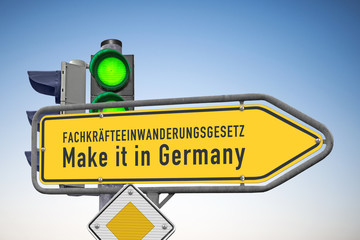 Wegweiser, Fachkräfteeinwanderungsgesetz, Make it in Germany