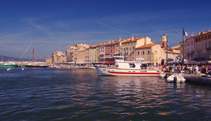 Obraz premium Saint Tropez city in France