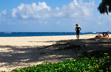 Woman in Sunhat