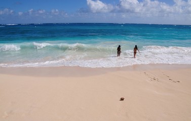 Women in Bikini AT A beach