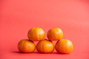 chinese, decroration in lunar new year , ang pow , text on gold mean wish to rick and luck