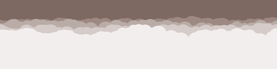 Abstract Color Clouds Sky Generative Art background illustration