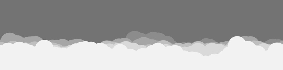 Abstract Color Clouds Sky Generative Art background illustration