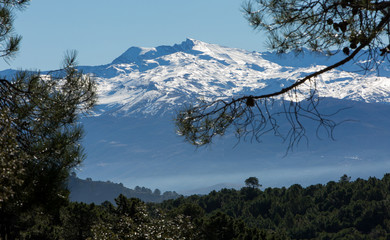 Views of Sierra Nevada Granada Spain