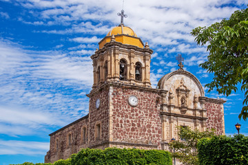 Colonial church in Mexico