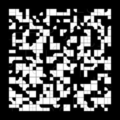 Black And White Abstract Vector Pattern Design