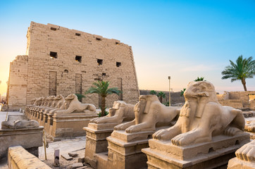 Facade of Karnak Temple