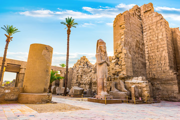 Ruins in Karnak Temple