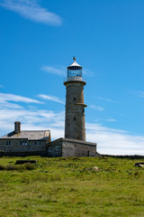 The old lighthouse on Lundy Island