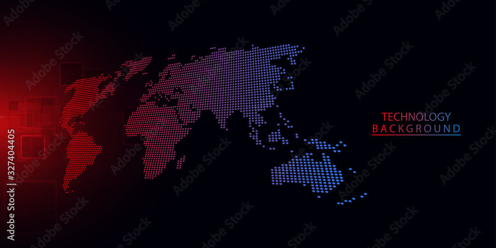 Poster global network connection.abstract background technology graphic design. network wireless systems an