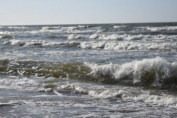 waves on the beach (baltic sea)