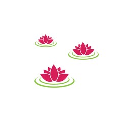 Lotus Flower Logo Inspirations design template , Beauty or spa logo, vector icon Illustration