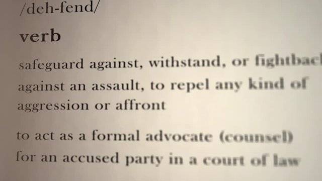 Defend Definition