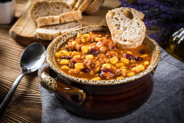 Mexican chili con carne.
