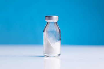 Vial with powdered