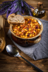 Mexican chili con carne.