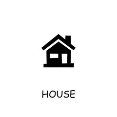 House flat vector icon