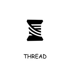 Thread flat vector icon