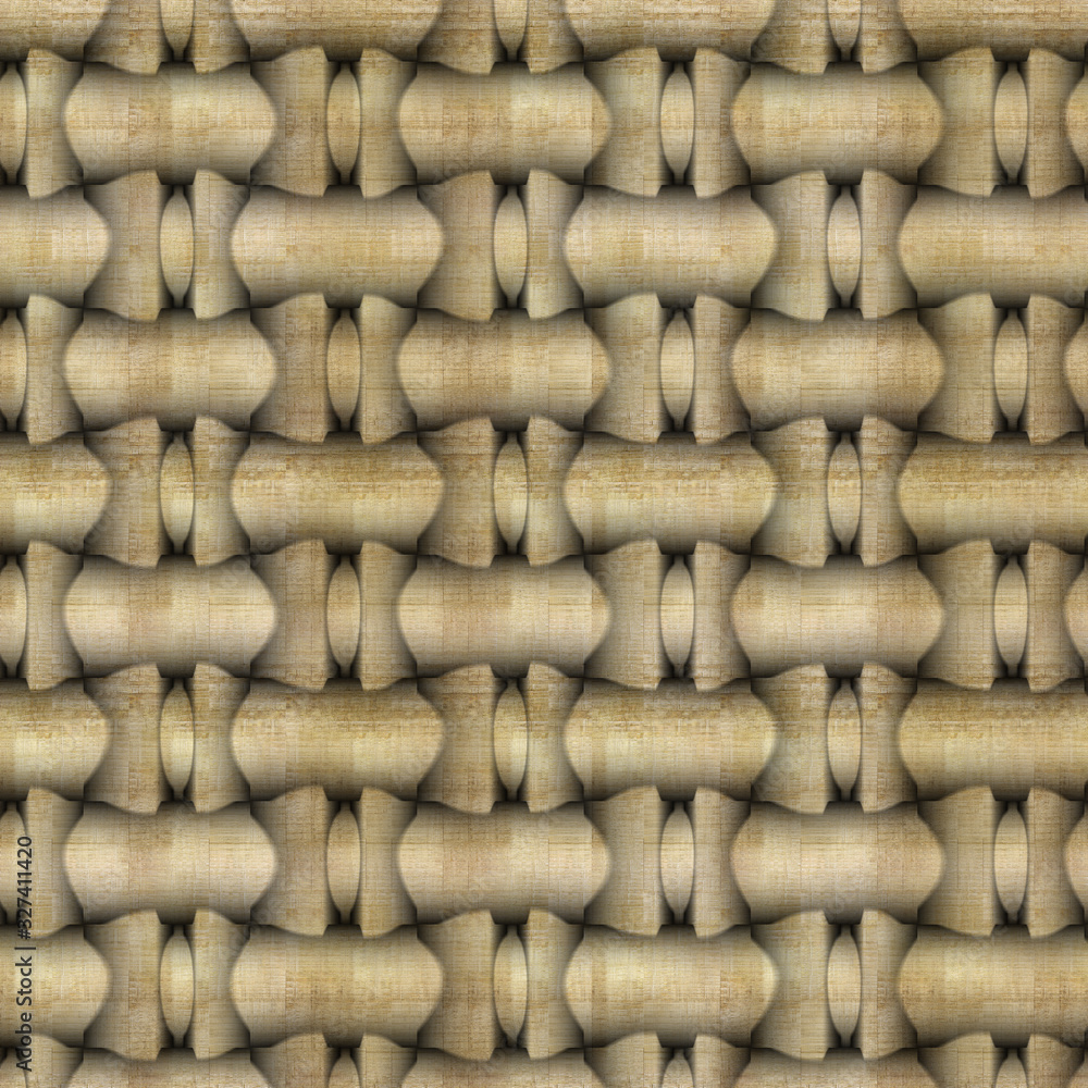 Poster beige abstract background with 3 d grid structure created in pc,