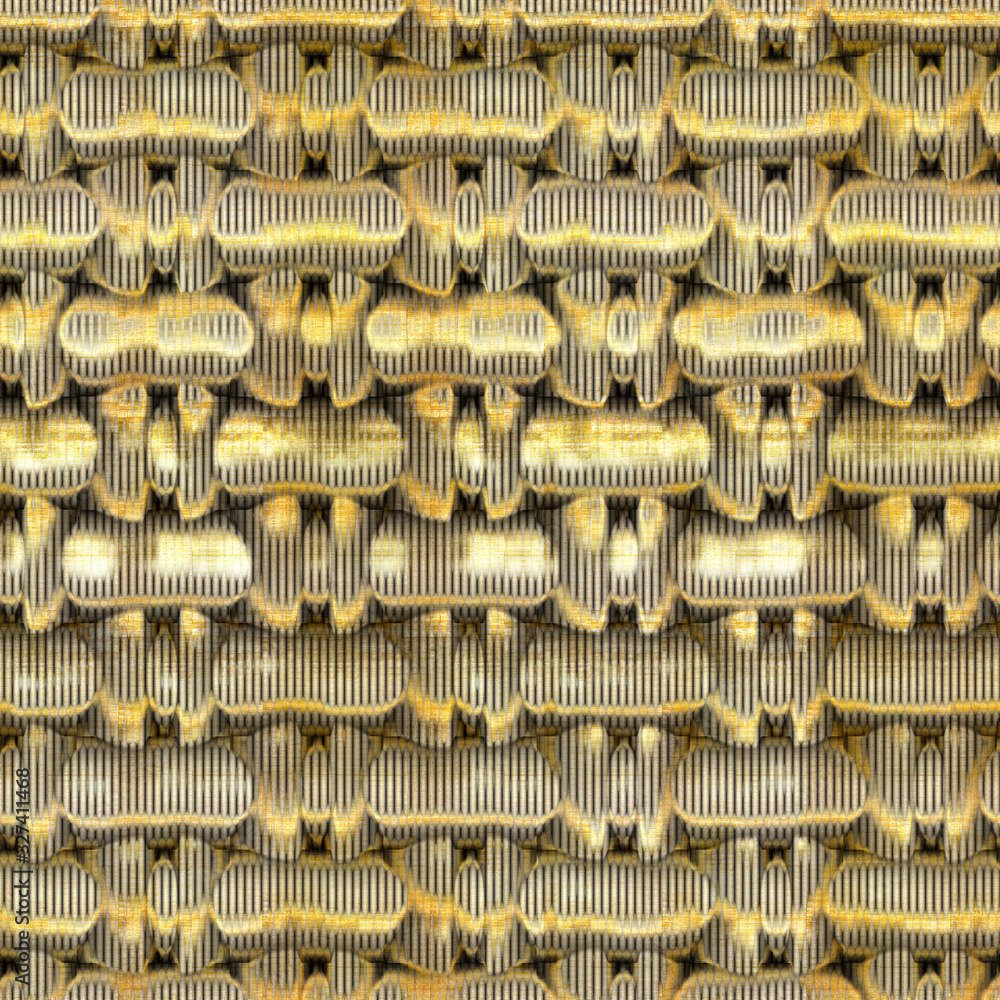 Poster beige abstract background with 3 d grid structure created in pc, interesting solution