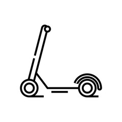 Scooter line icon, concept sign, outline vector illustration, linear symbol.