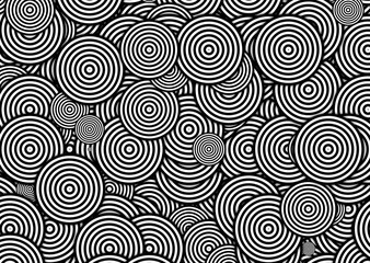  black white circles 