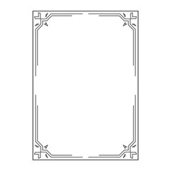 vector image, decorative ornamental frame, original design
