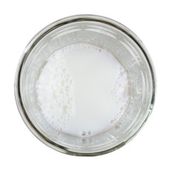 Milk Glass Overhead View