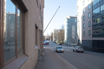 street in the city