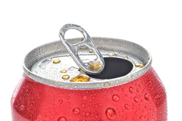 Close Up of Soda Can