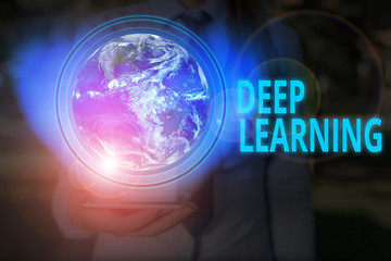 Handwriting text writing Deep Learning. Conceptual photo the collection of algorithms used in...