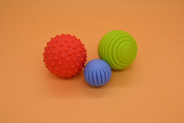 Children's balls for the development of fine motor skills