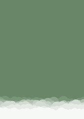 Abstract Color Clouds Sky Generative Art background illustration