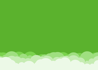 Obraz premium Abstract Color Clouds Sky Generative Art background illustration