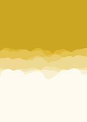 Obraz premium Abstract Color Clouds Sky Generative Art background illustration