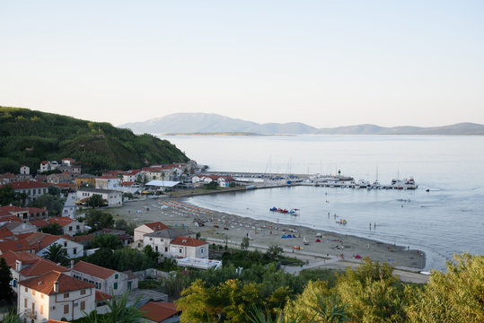 View on Susak village