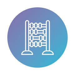 abacus math device degraded style