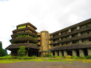 Abandoned Monte Palace Hotel in S&atilde;o Miguel - Azores, Portugal