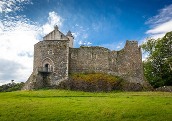 Fototapeta na wymiar Dunstaffnage Castle in Oban, Scotland, UK