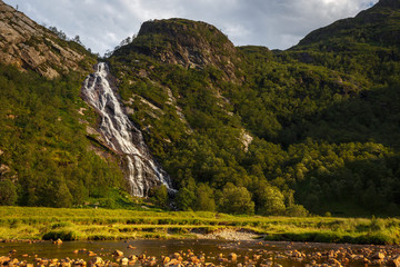 Steall Waterfall - Steall Bàn, Steall in Glen Nevis, Highlands, Scotland