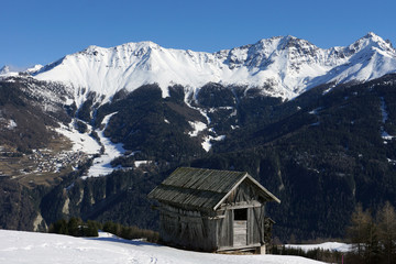 Fototapeta na wymiar Blick auf Fendels, Tirol