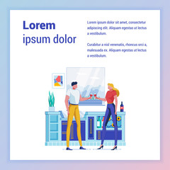 Luxury Wine Tasting Flat Vector Banner Template