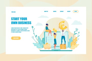 Successful Startup Business Idea Landing Page