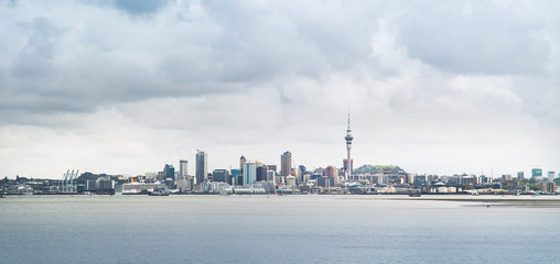 The skyline of AUckland, New Zealand
