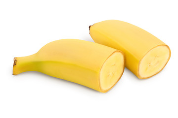 baby banana isolated on white background with clipping path and full depth of field © kolesnikovserg