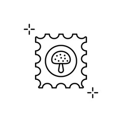LSD, tablet, mushroom icon. Simple line, outline vector elements of addictive human for ui and ux, website or mobile application