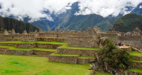 Fototapeta na wymiar Machu Picchu/Peru. Ancient inca town